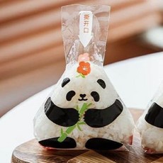 삼각김밥 오니기리 포장지 주먹밥 비닐 도시락 100EA, A. 팬더 / 100EA, 1세트