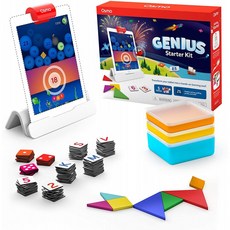 Osmo-Genius Starter Kit for iPad(NEW VERSION)-나이 6-10-(Osmo Base포함되어 있습니다)병행 수입품
