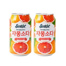 썬키스트 자몽소다 355ml 뚱캔 CAN 24개, 상세페이지 참조