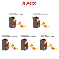몬테소리 자기 딱따구리 게임 먹이 주기 새 장난감 올빼미 곤충 잡기 퍼즐 어린이 아기 교육 1 5 개, [05] Style A 5pcs - 딱따구리먹이주기