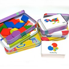 Shapes Puzzle x 3종/ 모양퍼즐 그림 알파벳 조각맞추기 놀이교육완구 지능개발 학습교구 어린이선물