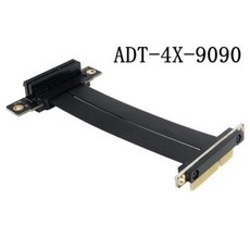 디지털케이블 연장 기타케이블 라이저 케이블 듀얼 도 직각, 50+ADT-4X-9090