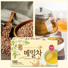 녹차원 타타리 메밀로 만든 진하고 고소한 메밀차 1.5g x 100티백, 1박스, 100개입, 150g