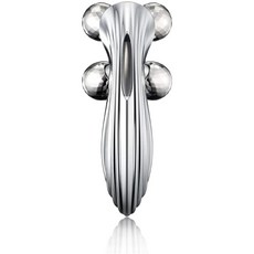 일본 발송 REFA 리파 4 CARAT RAY 캐럿 레이 얼굴 페이스 마사지 롤러 괄사, 1개, 실버