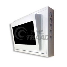 씨씨티비이몰 TD-R220 22인치 경사 렉 모니터와 CCTV 일체 노출형 함체 모니터렉, 1개 - 모니터함체