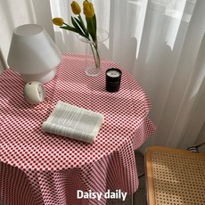 체커보드식탁보