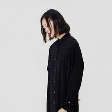 보세창고 CUBIC 모리 벽 가 여성 계 긴 스트랩 디자인 루즈핏남방