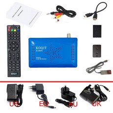 Koqit 미니 DVB S2 인터넷 수신기 위성 디코더 무료 위성 수신기 DVB-S2 Tv 튜너 사기 / Biss / vu Youtube, 02 DVB-S2 Only_02 United States_03 UK Plug