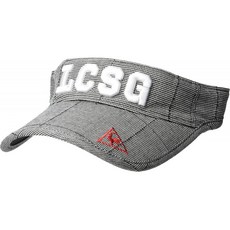 [le coq sportif / GOLF COLLECTION] 바이저 QGCOJC50 여성 물떼새 체크의 F (FREE 사이즈)