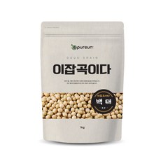 [2019년산] 이잡곡이다 국산 백태 1kg, 단품