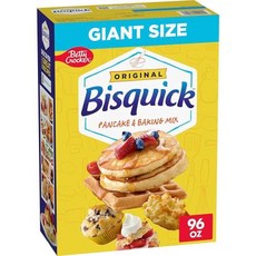 Betty Crocker Bisquick 팬케이크 베이킹 믹스 27kg96온스 박스, 2.7kg, 1개