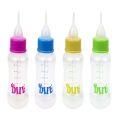 THREEOFF 애견 애묘 젖병 신생아강아지젖병, 60ml, 1개