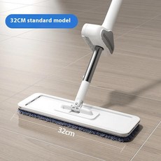 걸레 핸드 워시 프리 플랫 극세사 스퀴즈 짜기 청소 바닥 세척, 32 Panel Upgrade, 1개