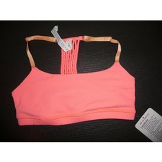 207081 룰루레몬 트루 SELF BRA GRAPEFRUIT PEACH FUZZ SZ 4