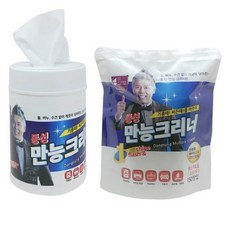 동성크리너 만능 세정티슈 통 150매 + 리필 150매, 4세트