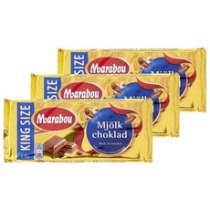 Marabou 마라보우 풀크림 초콜릿 3팩, 3개