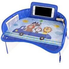 및 유아용 여행 트레이 카시트 활동 놀이 정리함 태블릿 폰 거치대 접이식 랩 데스크, [08] H, 01 A, 1개