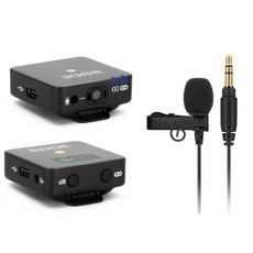 RODE 로데 와이어리스고 Wireless GO 카메라 무선마이크 + Lavalier Go 전용핀마이크(검정), 본품