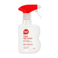 비앤비 무알콜 제균 스프레이 용기형 300ml, 6개