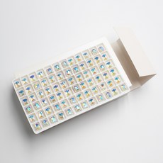 초반짝 네일 드릴 12mm 눈꽃 드릴 뾰족한 바닥 에일리언 드릴 크리스마스 네일 액세서리, 색깔17, 하나, 1개
