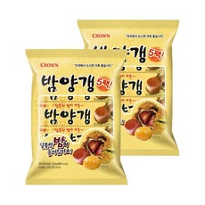 크라운 연양갱밤 (50gx5입) 밤양갱, 2개, 250g