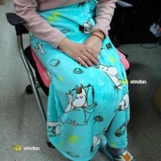 비티엔 해외 여행 준비 있어 흘러내리지 2만원대 선물 않는 금홍팬시 무민 치마담요 (택1) E-790670, 민트