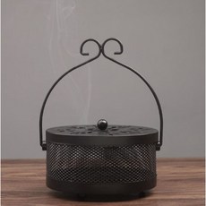[신생CMS] 호가 안전한 새장 모기향 연소기 거치대 200g, 골드, 3개
