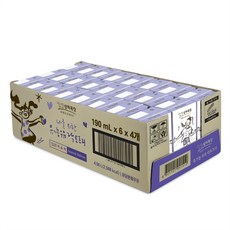 상하목장 락토프리 멸균우유, 190ml, 24개 24개, 190ml