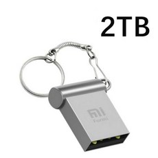 미니 메탈 USB 플래시 드라이브 2TB 1TB 3.0 펜 512GB 128GB 256GB 메모리 카드 스틱 펜드라이브, 2TB 2, 1개