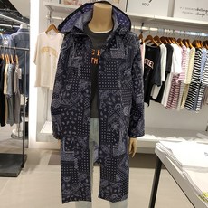 지오다노페이즐리레인코트