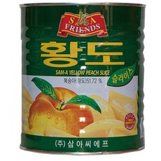 삼아씨에프 황도 슬라이스 2.96kg 3kg, 2개, 3.96kg