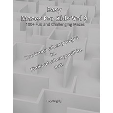Easy Mazes For Kids Vol 9: 100+ Fun and Challenging Mazes Paperback, Smart Draw America, English, 9781801763349