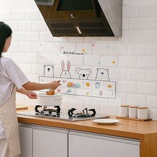 기름튐방지타일시트지