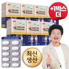 MSM 관절 식이 유황 영양제 엠에스엠 2000, 6개, 30회분 - msm320-r