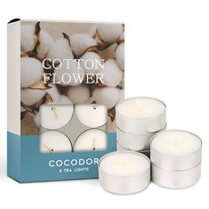 COCODOR 珂珂朵爾 茶燈, 棉花花, 10g, 6個
