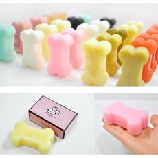 애견 천연샴푸바 딸기비누x3 비타민케어 야옹이 댕댕이 스파, 100g, 3개