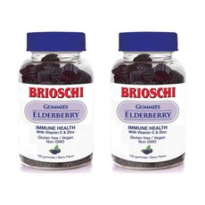 Brioschi Elderberry 브리오스키 엘더베리 구미 100정 2팩