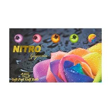 니트로 글리세린 골프공 15팩, Multi Color - 15-Pack, 멀티 컬러 - 15팩 - attomax