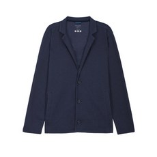 블루라운지 블루라운지마에스트로 네이비 단색 면혼방 가디건 MLTS0B152N2