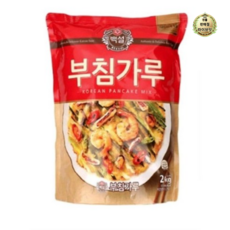 CJ제일제당 백설 부침가루, 2kg, 6개