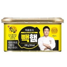 빽햄 200g 1개 한돈 햄 백종원 맛남의 광장 빽햄 파는곳 BTS 콜라보 K HAM, 5캔