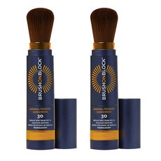 Brush On Block 브러쉬온블락 SPF 30 미네랄 파우더 선스크린, 12개