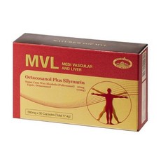 호주 네이쳐스탑 mvl 폴리코사놀+밀크시슬(옥타코사놀) 30정, 1박스(1개월분)