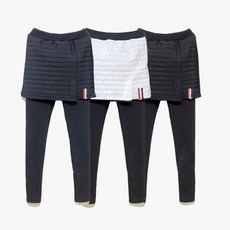 누빔 패딩 치마 융털 레깅스