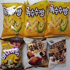 디에이엠 농심옥수수깡 70g* 3봉지 + 꼬북칩 초코츄러스맛 65g 1봉지 + 초코바나나킥 70g 1봉지 + 초코츄러스맛팝콘 65g 1봉지 상품입니다