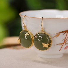 천연사파이어귀걸이