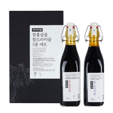 [강개상인 본사 공식몰] 참홍삼도라지꿀 2종 세트 (참홍삼꿀+참도라지꿀 700g x 2입)