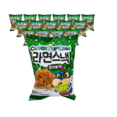 크레용 신짱 라면스낵 와사비맛 90g x 16개입 1박스, 16개