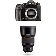 Pentax 펜탁스 K1 Mark II 풀프레임 36MP 내후성 DSLR 3.2인치 TFT LCD 블랙, w/ HD PENTAX-D FA 85MM F1.4ED - 펜탁스k-1