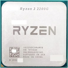 GKVXJLBGCPU R 3 2200G R3 3.5 GHz QuadCore QuadThread CPU Processor YD2200C5M4MFB 소켓 AM4 프로세싱 유닛 - am4cpu